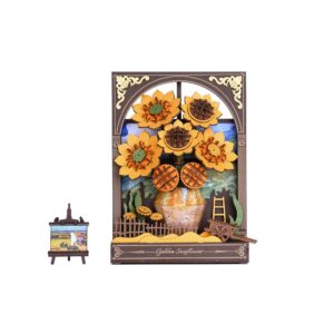 Storm Time Store | Golden Sunflower w/ LED Lights