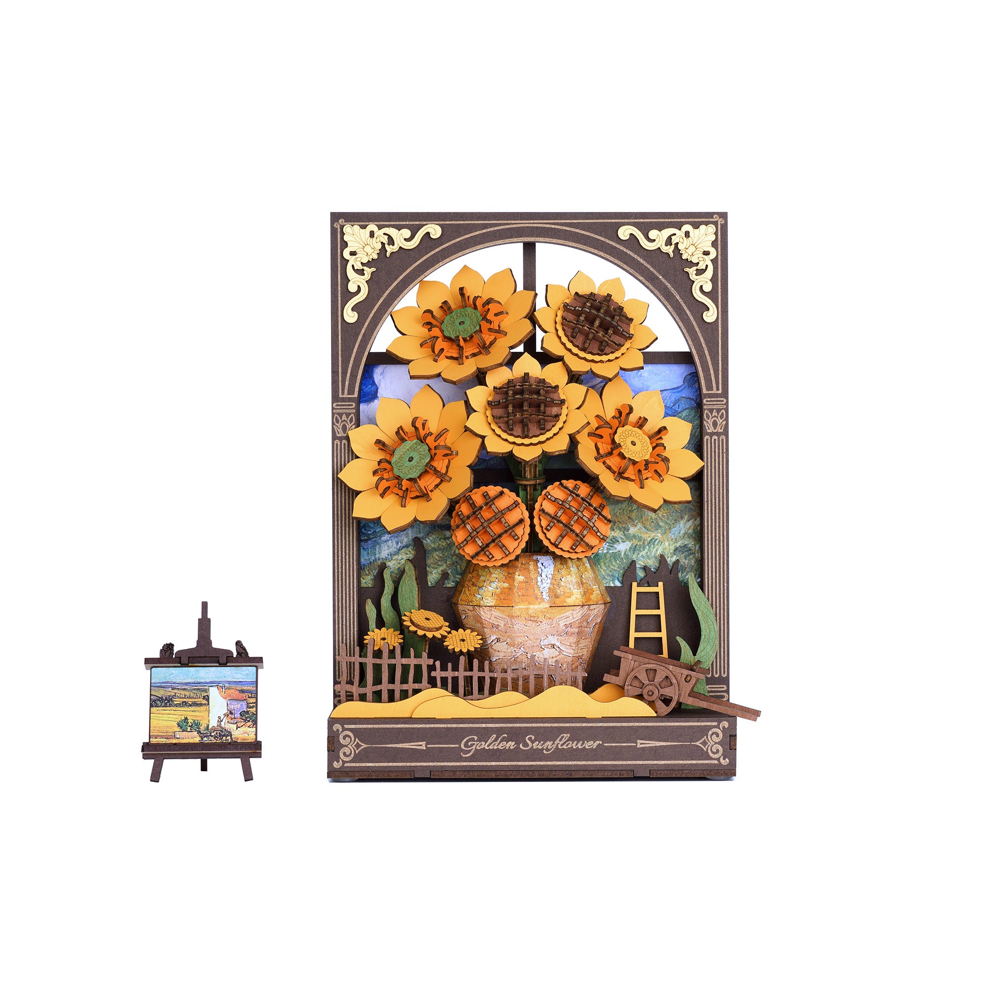 Storm Time Store | Golden Sunflower w/ LED Lights