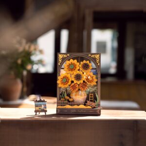 Alternative view of Storm Time Store | Golden Sunflower w/ LED Lights