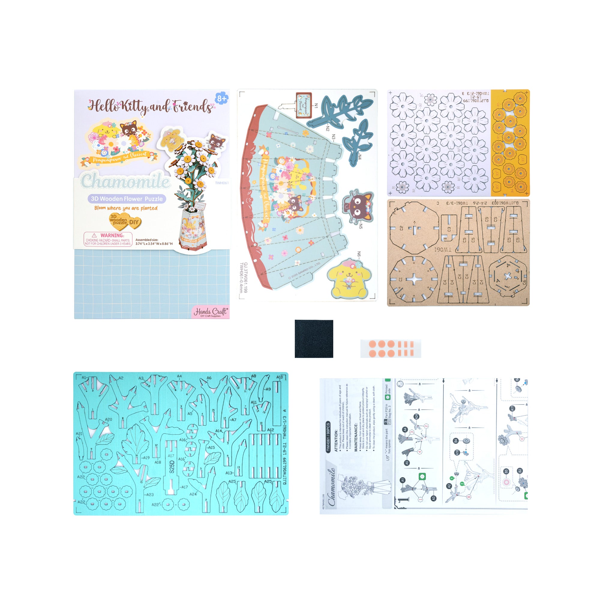 Storm Time Store | Hello Kitty® and Friends Pompompurin & Chococat Chamomile - Image 6