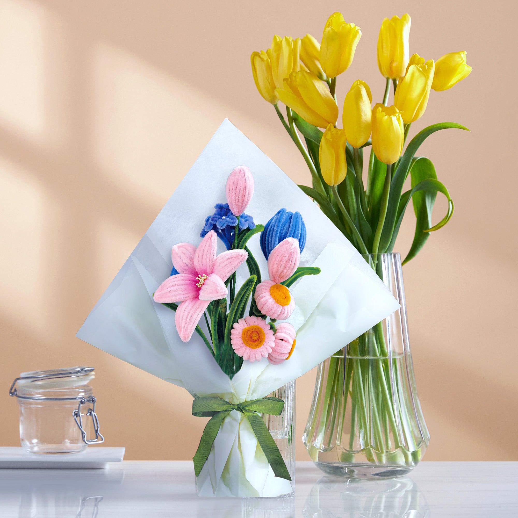 Storm Time Store | Pink & Blue Flower Bouquet Mix - Image 3