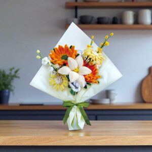 Alternative view of Storm Time Store | Orange Flower Bouquet Mix