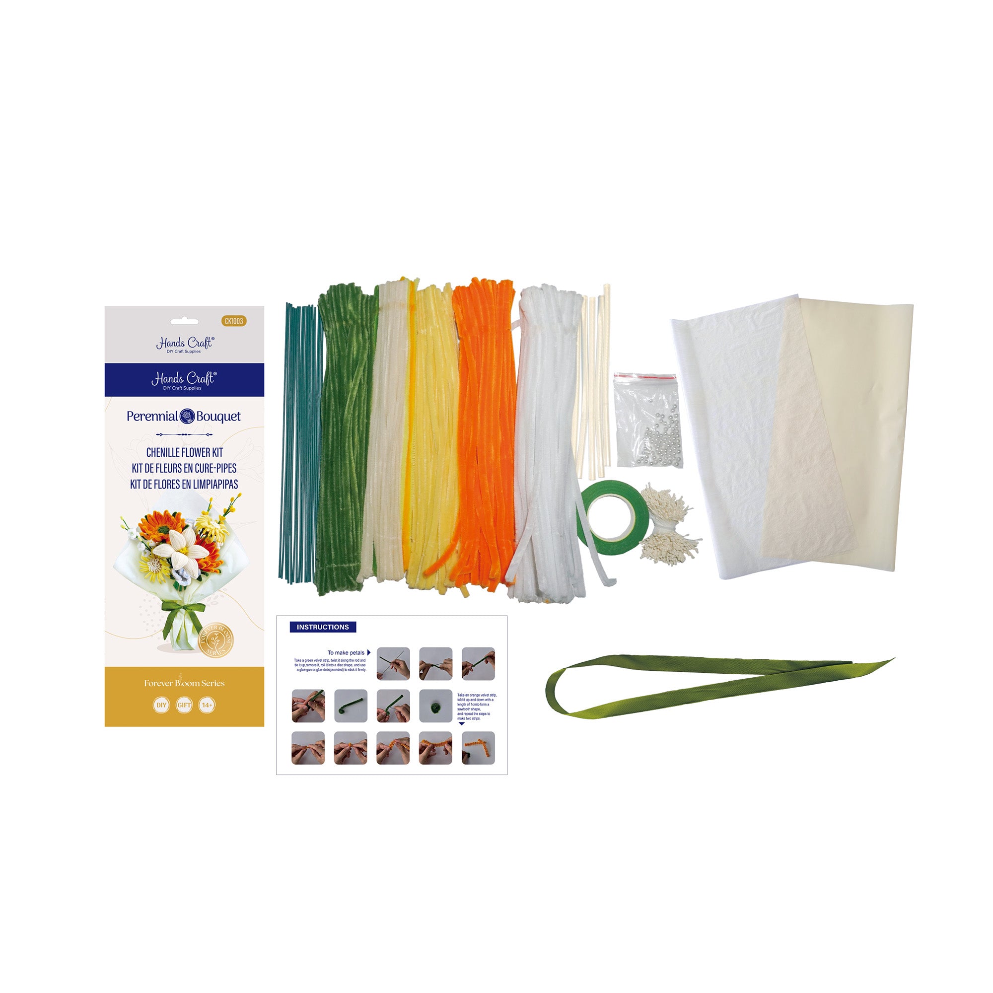 Storm Time Store | Orange Flower Bouquet Mix - Image 4