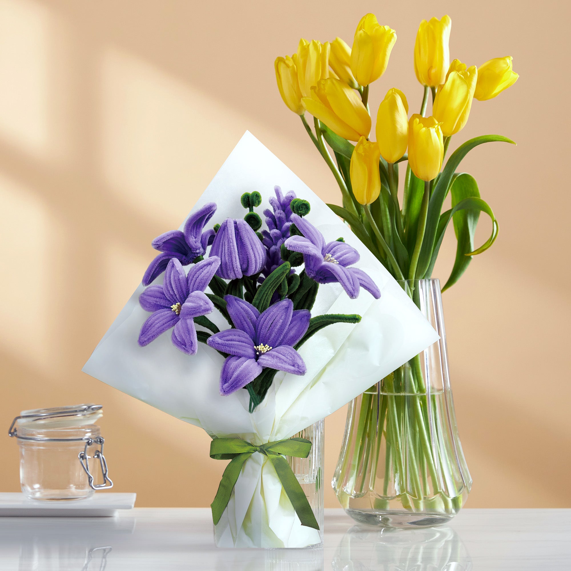 Storm Time Store | Purple Lily Flower Bouquet - Image 3