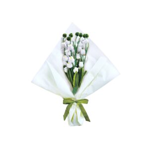 Storm Time Store | White Tulip Flower Bouquet Kit