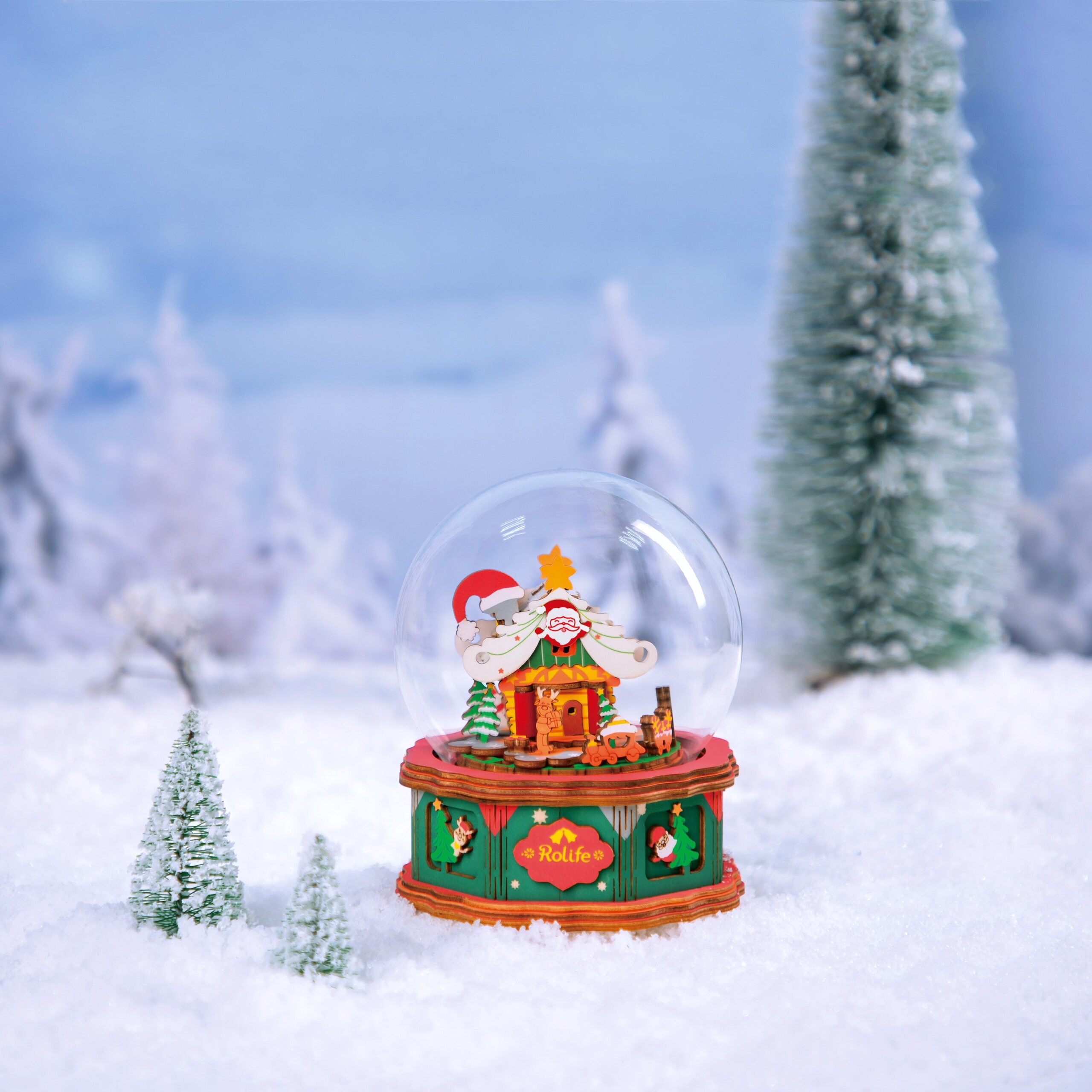 Storm Time Store | Christmas Town Snow Globe - Image 3