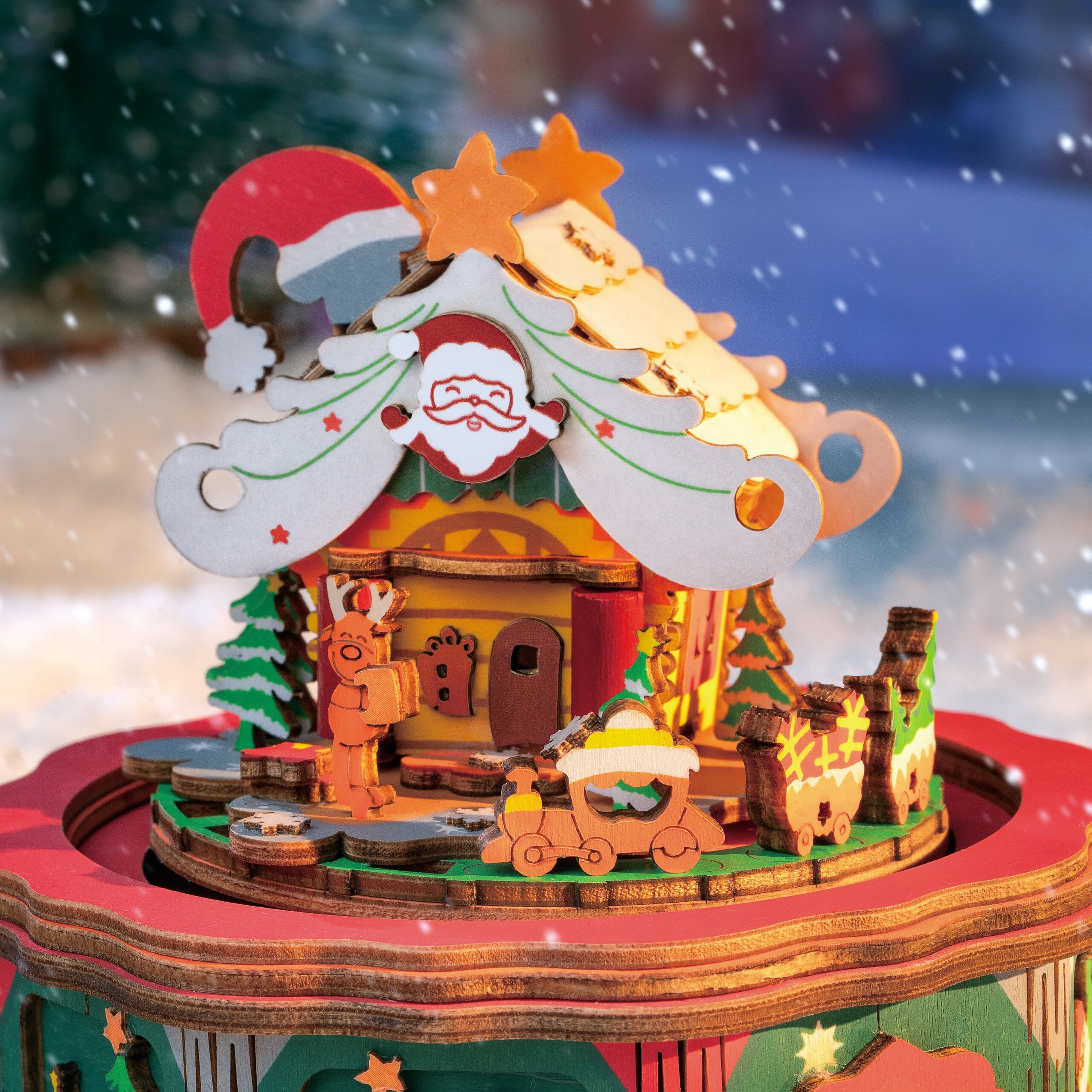 Storm Time Store | Christmas Town Snow Globe - Image 4