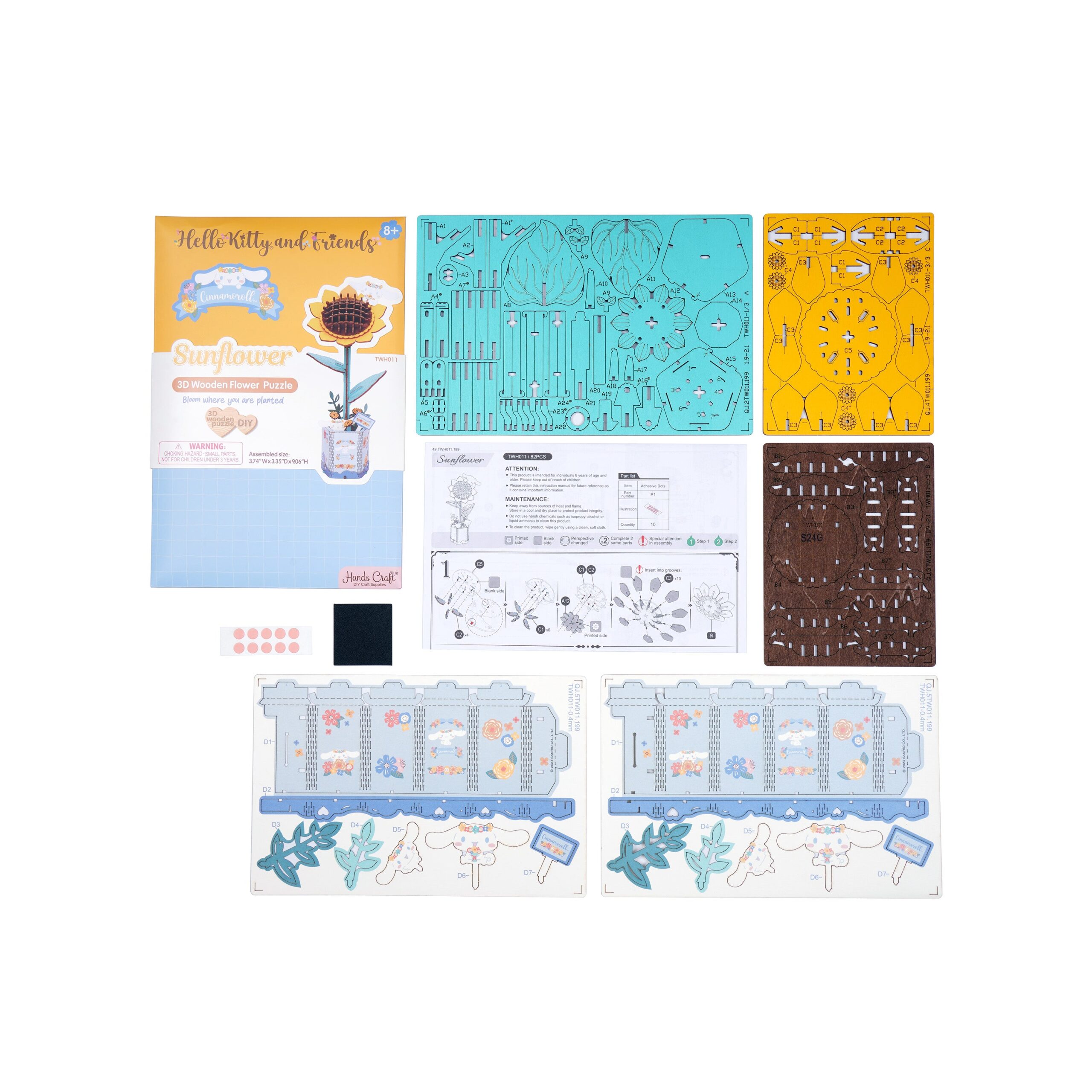 Storm Time Store | Hello Kitty® and Friends Cinnamoroll Sunflower - Image 5