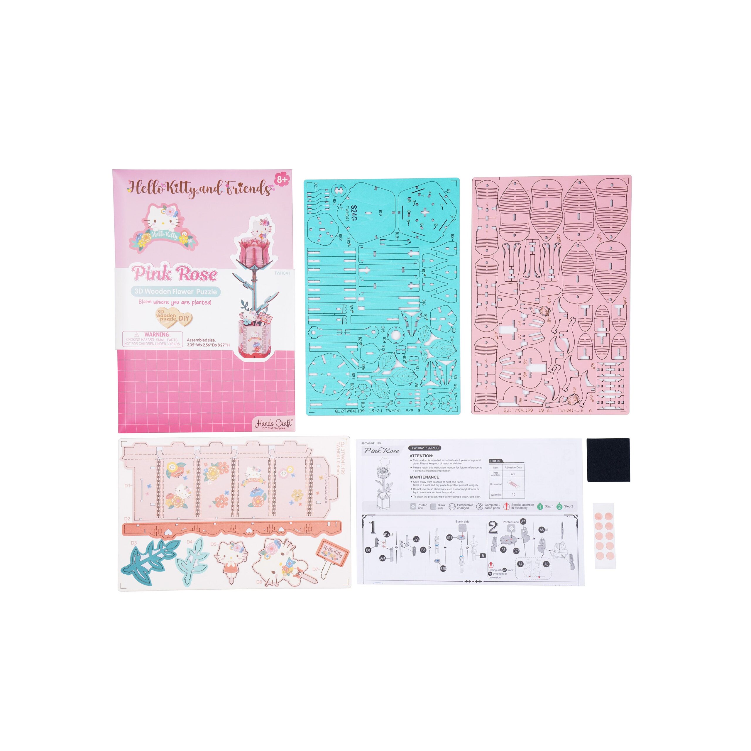 Storm Time Store | Hello Kitty® and Friends Hello Kitty Pink Rose - Image 5