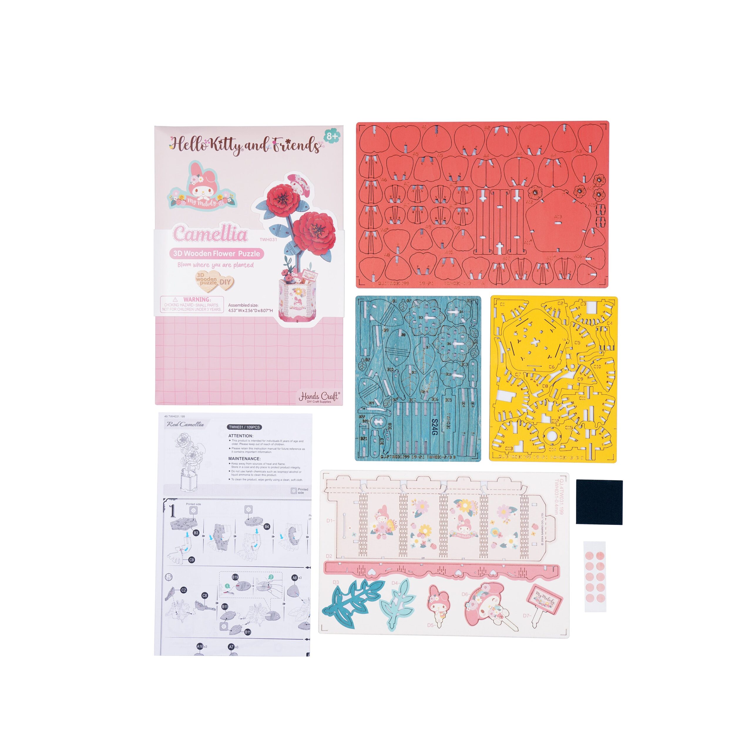 Storm Time Store | Hello Kitty® and Friends My Melody Red Camellia - Image 5