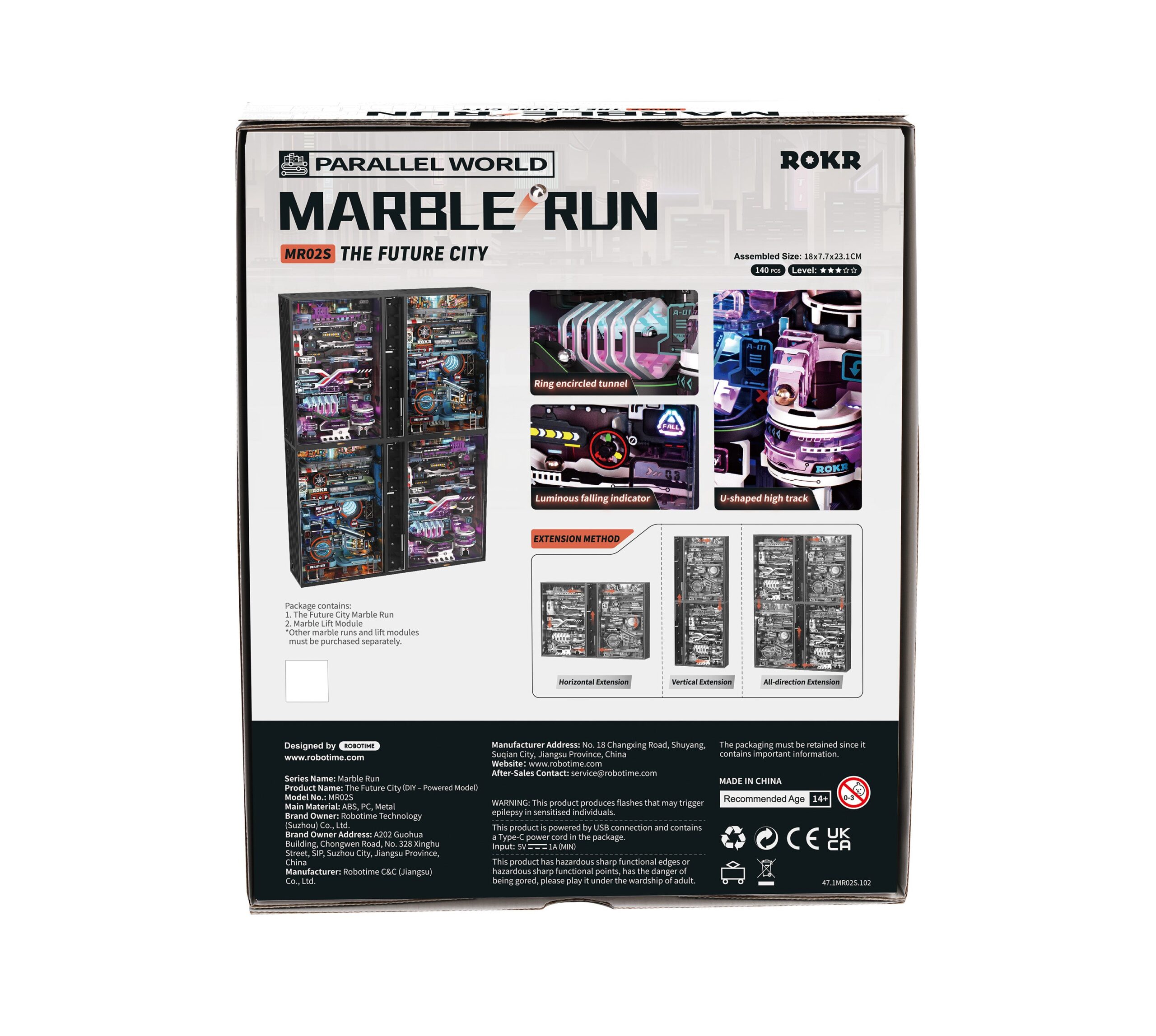 Storm Time Store | The Future City w/ Automatic Marble Lift Module - Image 6